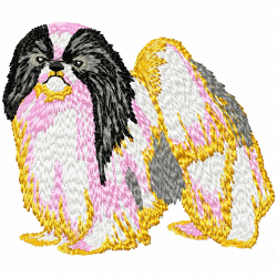 Dogs Embroidery Design 11